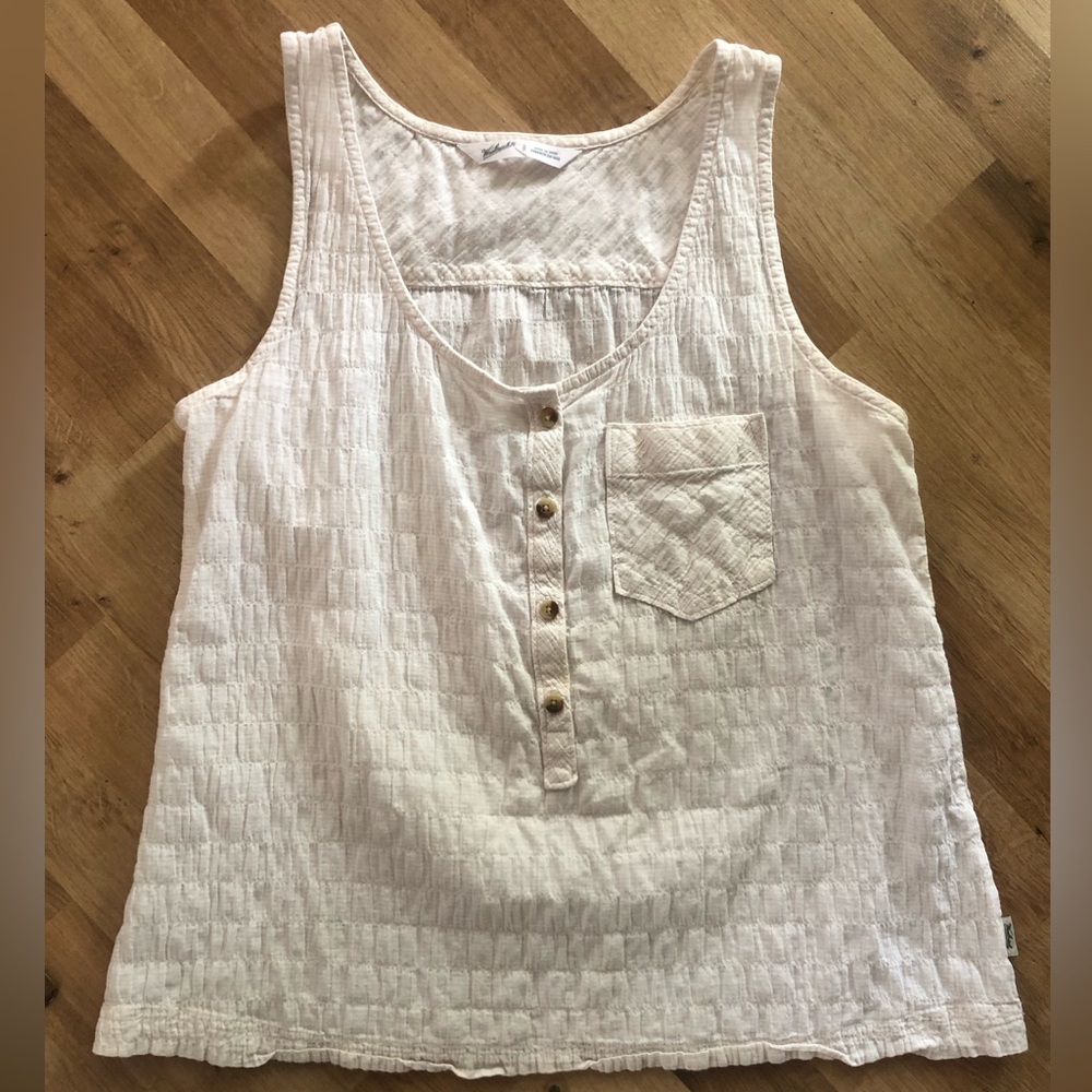 Woolrich Women’s Size Small Sleeveless Organic Cotton Top/Shirt Boho
